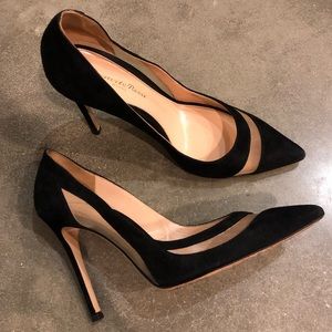 Gianvito Rossi Black Suede High heels